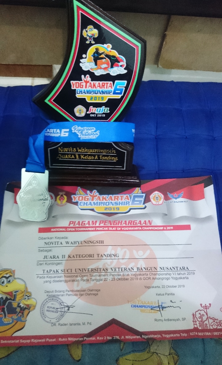 Mahasiswa Univet Bantara Meraih Juara Di Ajang Pencaksilat Yogyakarta